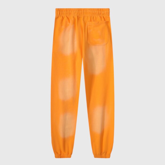 Hellstar Fire Orange Closed Elastic Bottom Sweatpants - Image 2
