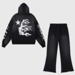 Hellstar Studios Records Vintage Tracksuit Black - Image 2