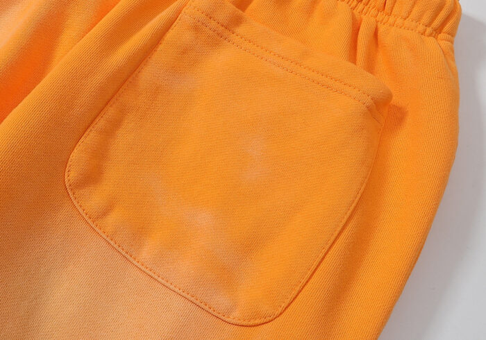 Hellstar Fire Orange Closed Elastic Bottom Sweatpants - Image 7