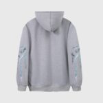 Hellstar Grey Hoodie - Image 2