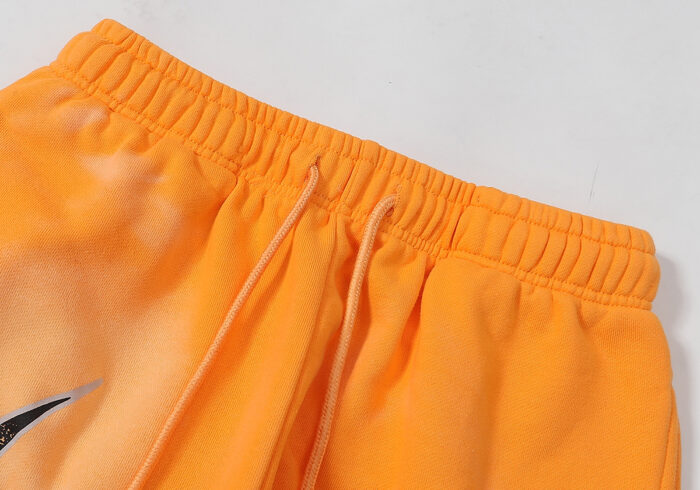 Hellstar Fire Orange Closed Elastic Bottom Sweatpants - Image 6