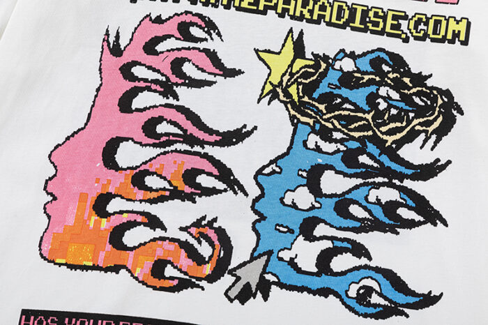 Hellstar Pixel T-Shirt White - Image 3