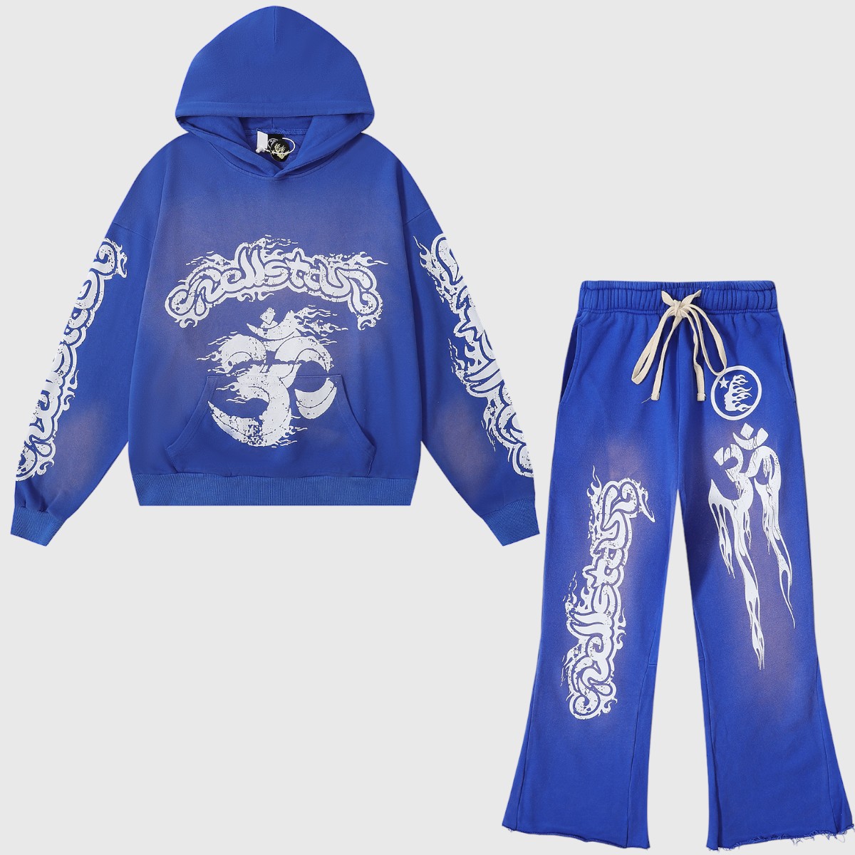 4f377e68-Photoroom (2) Hellstar Studios Records Yoga Tracksuit Blue - Image 1