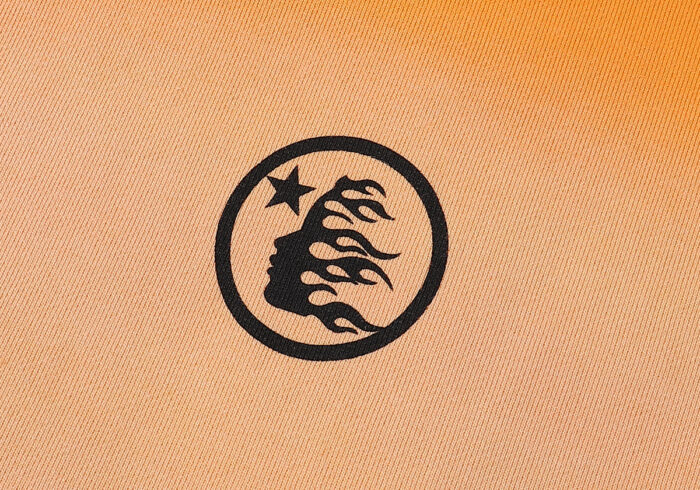 Hellstar Fire Orange Closed Elastic Bottom Sweatpants - Image 4