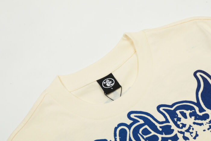 Hellstar Studios Yoga T-Shirt Beige - Image 5