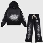 Hellstar Studios Records Vintage Tracksuit Black