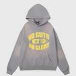 Hellstar No Guts No Glory Hoodie Grey