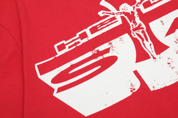 Hellstar Studios Jesus Emblem T-Shirt Red - Image 9