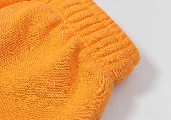 Hellstar Fire Orange Closed Elastic Bottom Sweatpants - Image 10