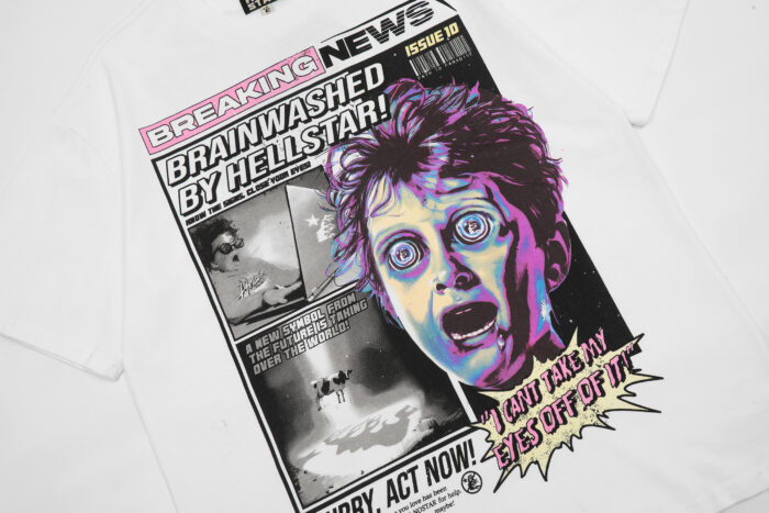 Hellstar Must be Stopped T-Shirt White - Image 11