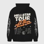 Hellstar Studios Records Hoodie Black - Image 2