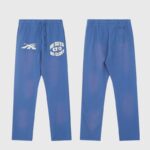 Hellstar No Guts No Glory! Sweatpants Blue - Image 3