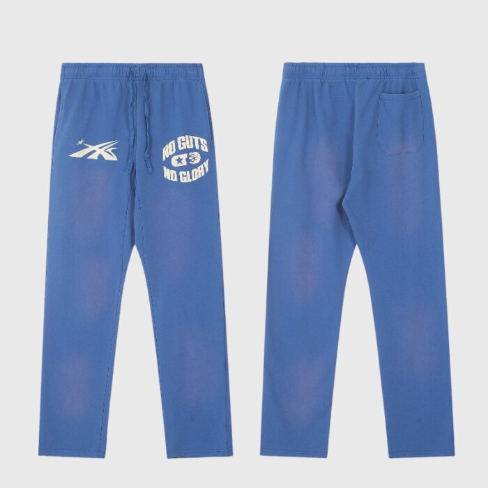 Hellstar No Guts No Glory! Sweatpants Blue - Image 3