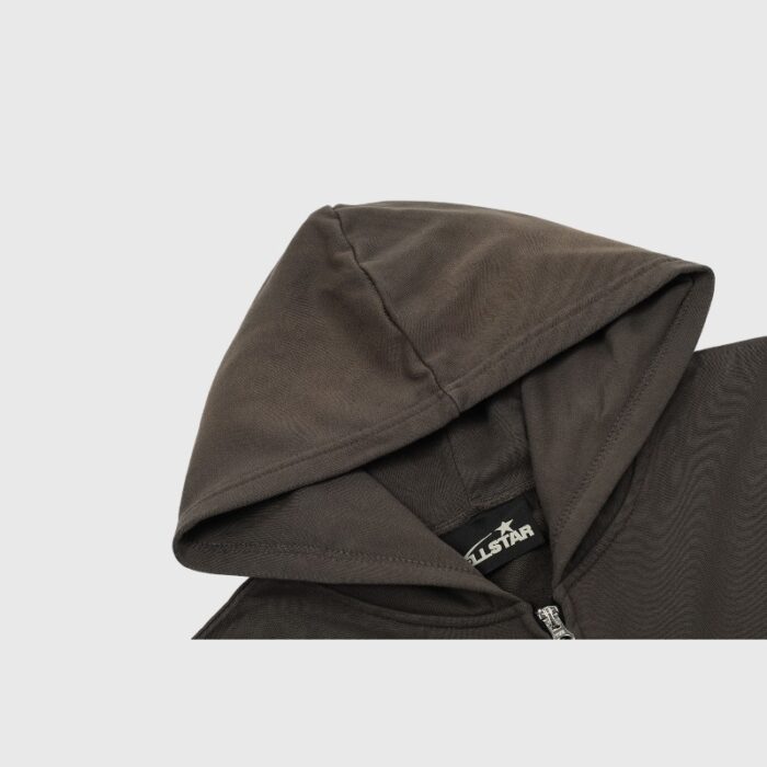 Hellstar Sports Zip-Up Hoodie Jet-Black - Image 3