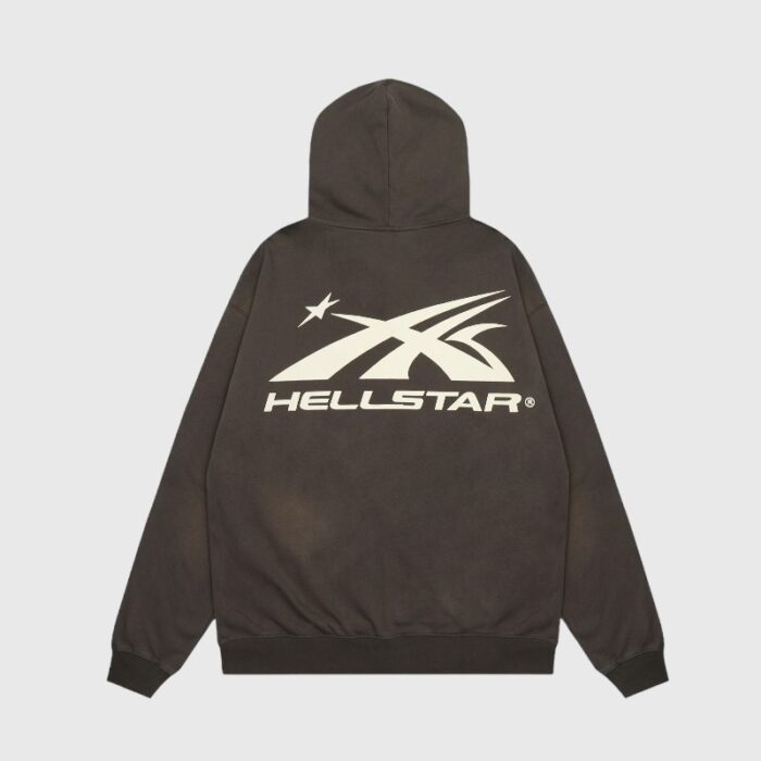Hellstar Sports Zip-Up Hoodie Jet-Black - Image 2