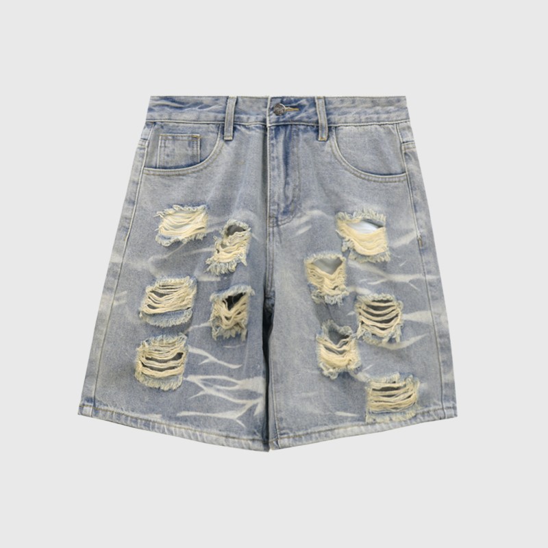 da025a72-Photoroom Hellstar Capsule 9 Denim Shorts - Image 1
