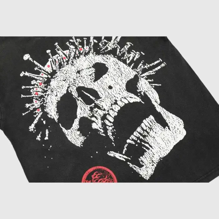 Hellstar-Skull-Washed-T-Shirt-Black-mid-front-view