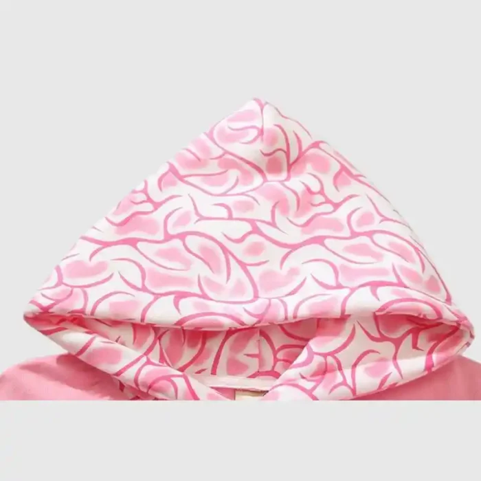 Hellstar Pink Brainwashed With Brain Hoodie
