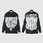 Hellstar-Skeleton-Long-Sleeve-black-Shirt-front-back-view