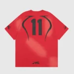 Hellstar Warm Up T- Shirt Red - Image 2