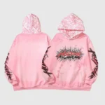 Hellstar Brainwashed With Brain Hoodie ‘Pink’ front back