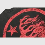 Hellstar-Skull-Washed-T-Shirt-Black-upper-back-view