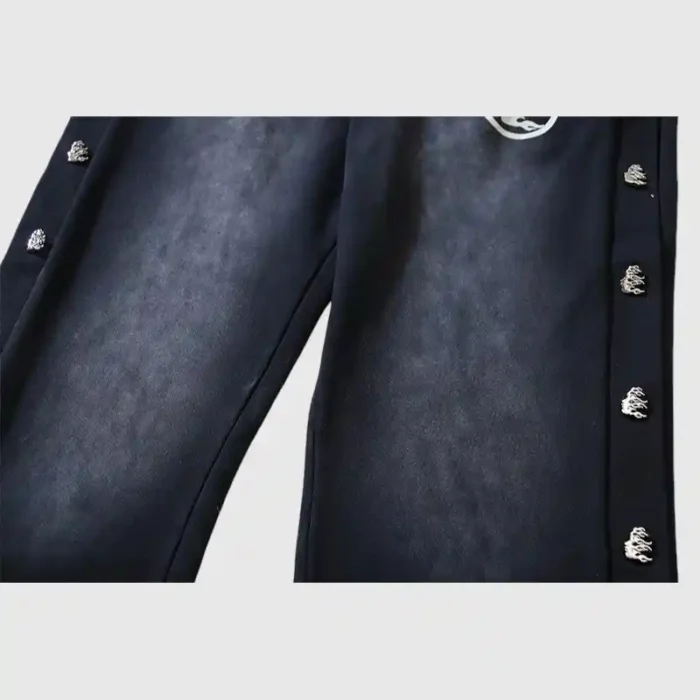 Hellstar Waxed Sweatpant 'Black' - Image 6