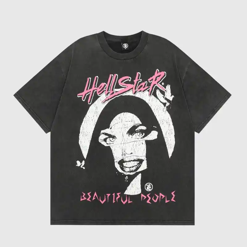 Hellstar-Beautiful-People-T-Shirt-front-view