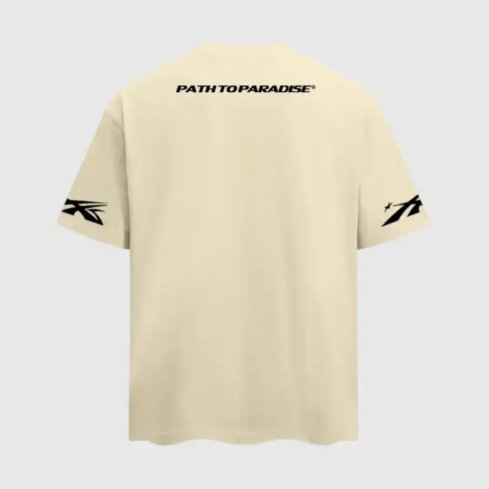 Hellstar-Glitter-P2P-T-shirt-Beige-back-view