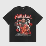 Hellstar-Records-T-Shirt-Black-front-view-1