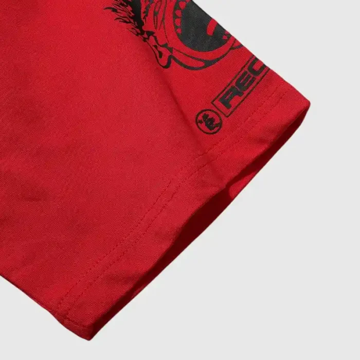 Hellstar-Records-T-Shirt-Red-Close-Up-view-6