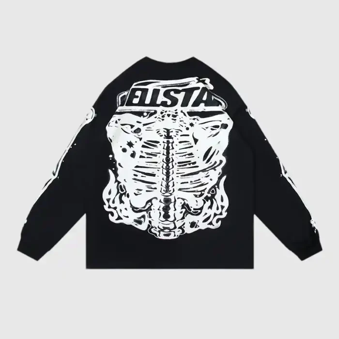 Hellstar-Skeleton-Long-Sleeve-Shirt-Black-back-view