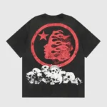 Hellstar-Skull-Washed-T-Shirt-Black-back-view
