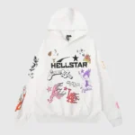 Hellstar-Studios-Summer-Love-Hoodie-White-front-view