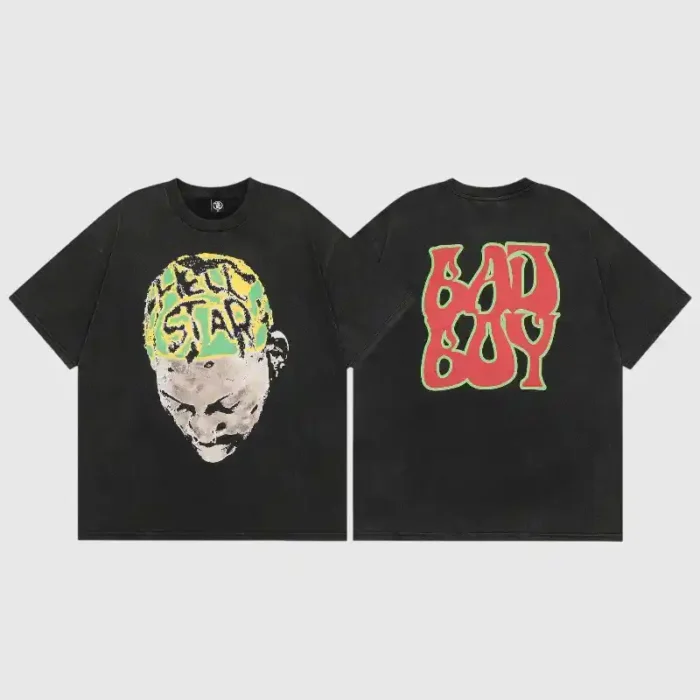 Hellstar Dennis black T- Shirt Rodman