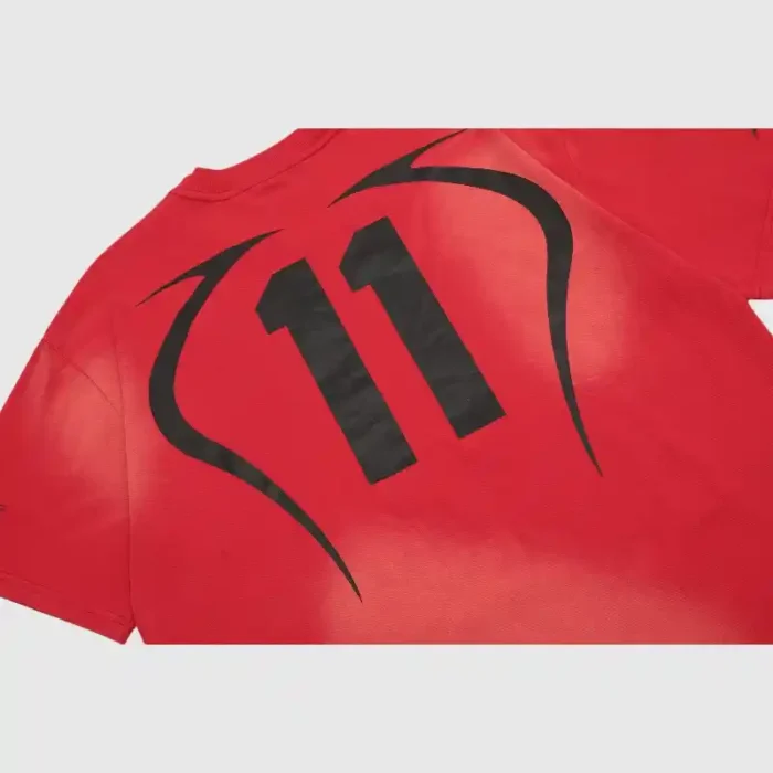 Hellstar Warm Up T- Shirt Red - Image 11