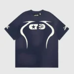 Hellstar Warm Up T- Shirt Blue