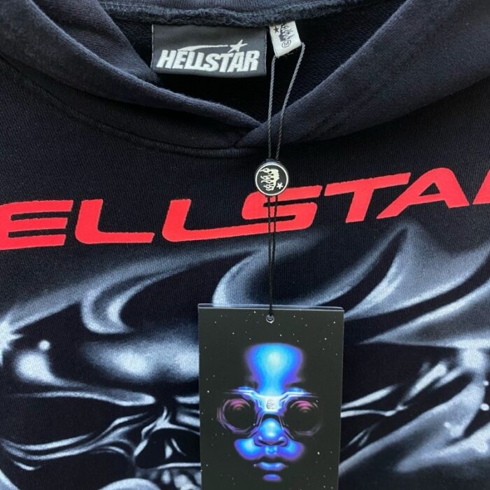 Hellstar Airbrushed Skull Hoodie - Image 8