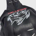Hellstar Airbrushed Skull Hoodie - Image 9