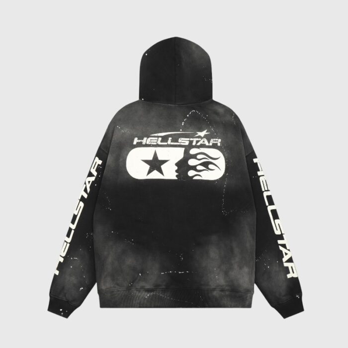 Hellstar Studios Zip Hoodie Black - Image 2