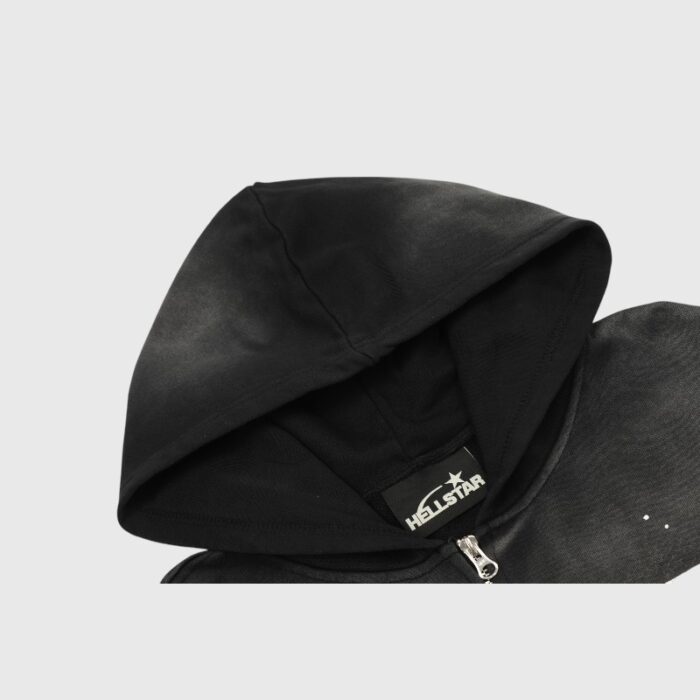 Hellstar Studios Zip Hoodie Black - Image 3