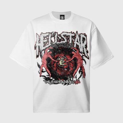 Hellstar Records print white T-shirt