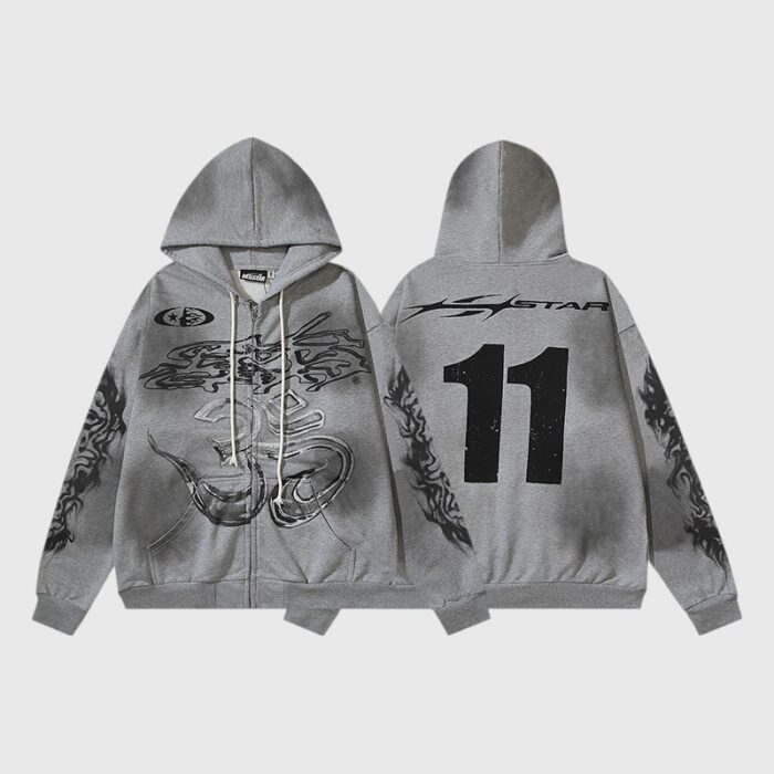 Hellstar Yoga Zip Up Hoodie - Image 6
