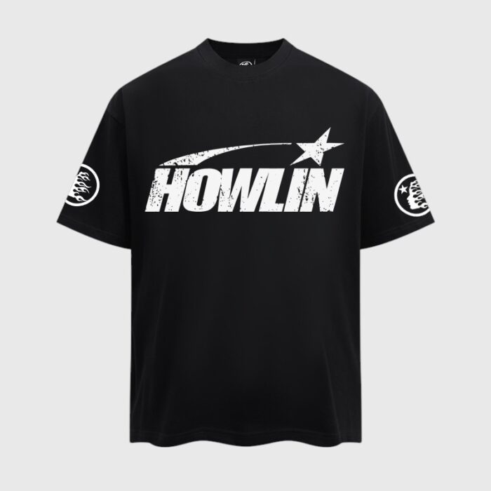 Hellstar x Howlin Ray's black T-Shirt