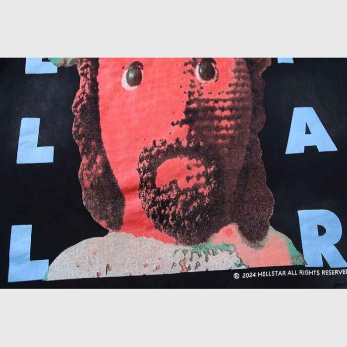 Hellstar Crochet Jesus black T-shirt