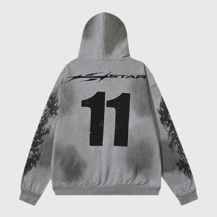 Hellstar Yoga Zip Up Hoodie back