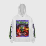 Hellstar Horror Book Hoodie front white