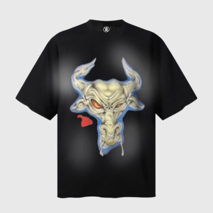 Hellstar The Rock Bull black T-shirt