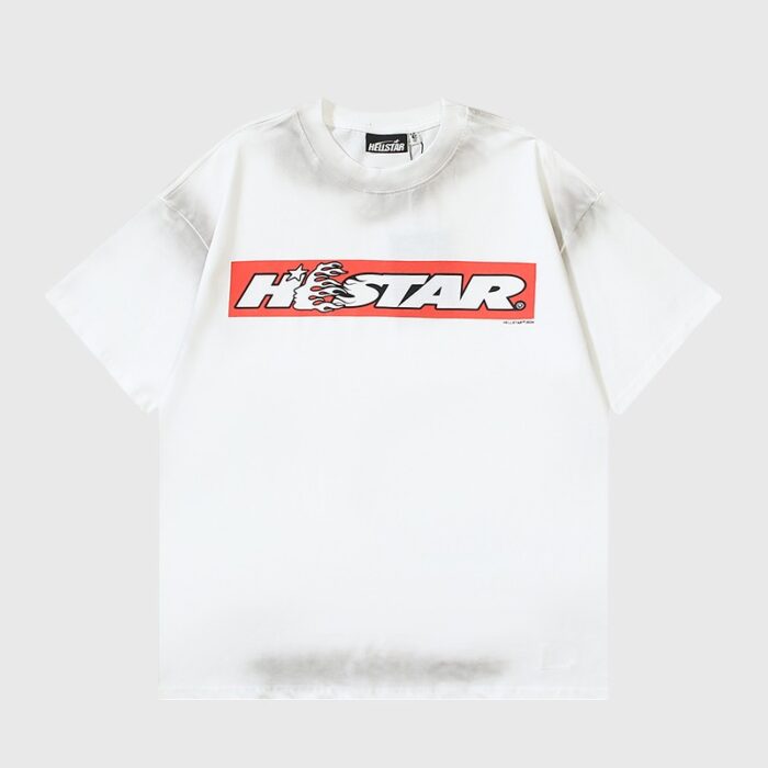 Hellstar Box Logo white T-shirt