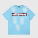 Hellstar Box Logo light blue T-shirt